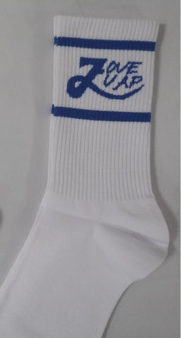 Royal/White Socks