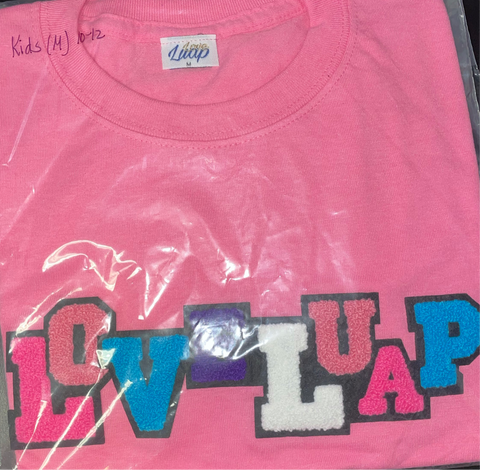 Pink Colormeluap (original logo) kids shirt