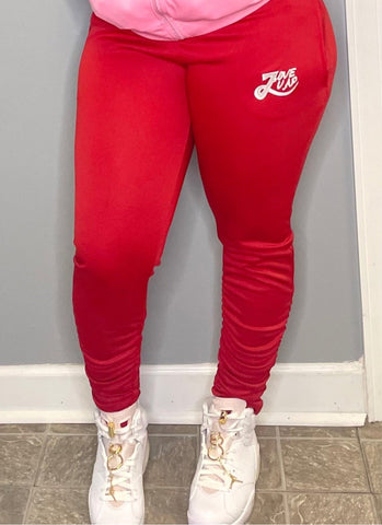 Red Tri-Color Pants