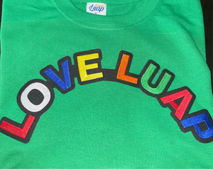 Green Colormeluap (basic logo) kids shirt