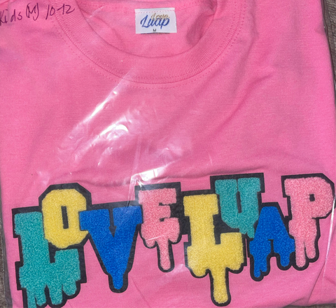 Pink Colormeluap Drip kids shirt