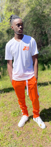 Track pants (orange)