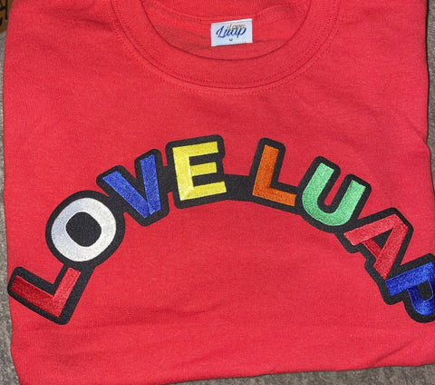 Red Colormeluap (basic logo) kids shirt