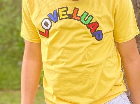 Yellow Colormeluap (basic logo) kids shirt