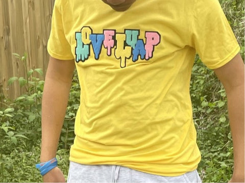 Yellow Colormeluap Drip shirt