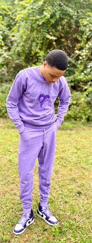 Double Purple LOVE LUAP Sweatsuit